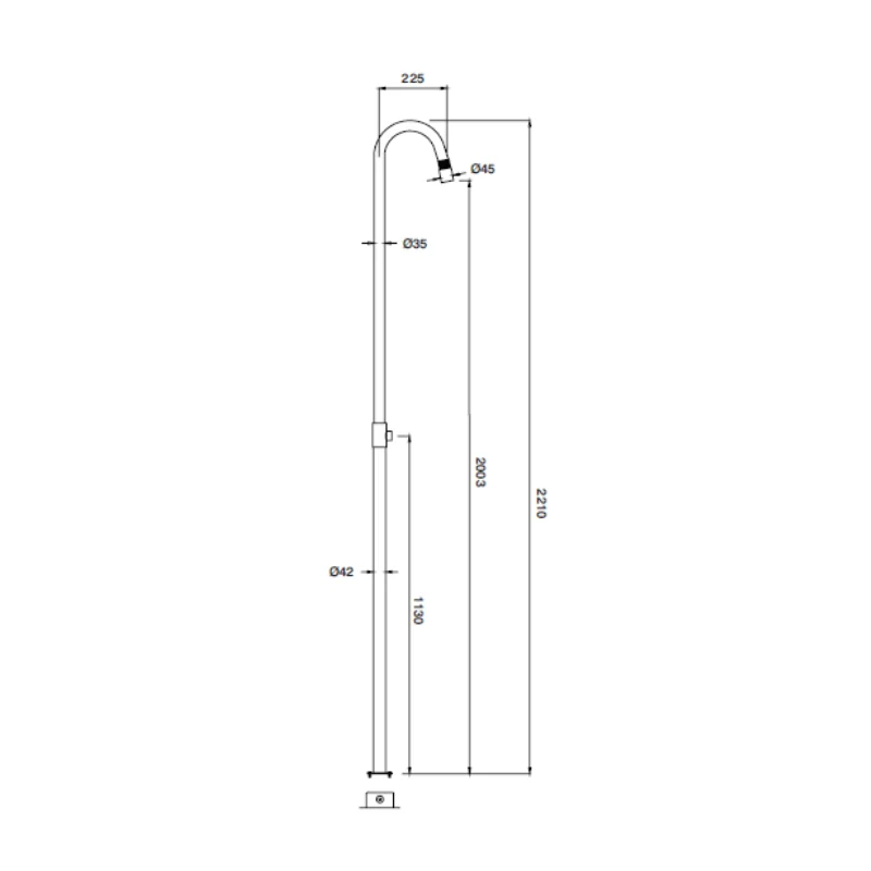 Chuveiro Inox STILLPOOL