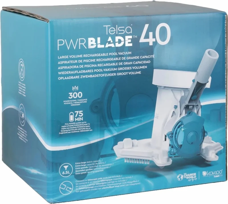 Kokido Telsa Powerblade 40 elektrische zwembadstofzuiger