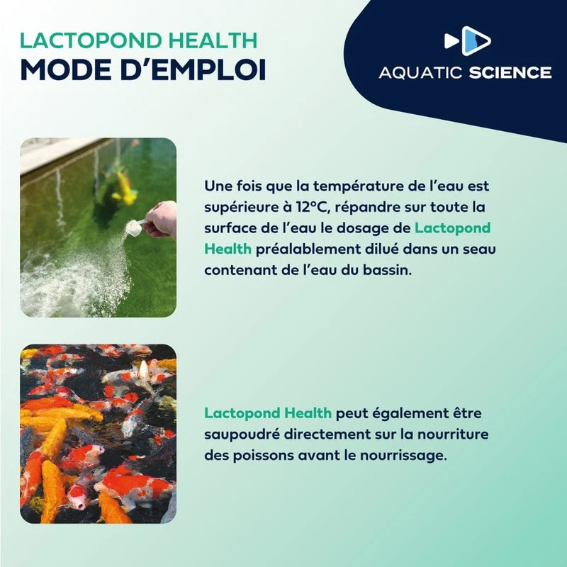 LactoPond Health 350gr - Bactéries lactiques - Aquatic Science