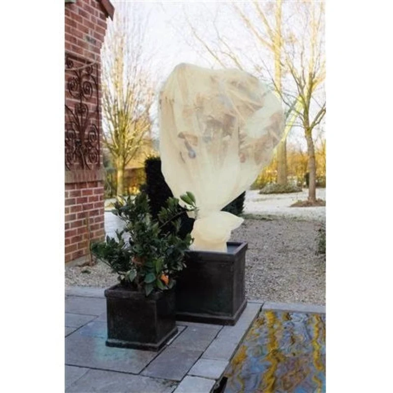 Voile d'hivernage - PP, beige, 60 g/m² - 2 x 5 m