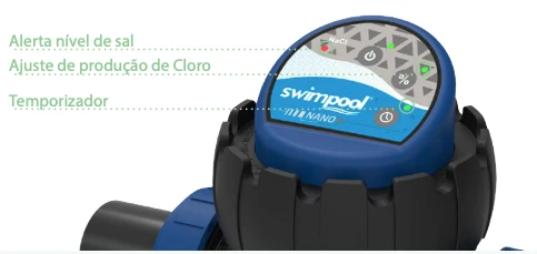 Eletrólise de Sal Poolstyle/Swimmpool Nano 10gr/h