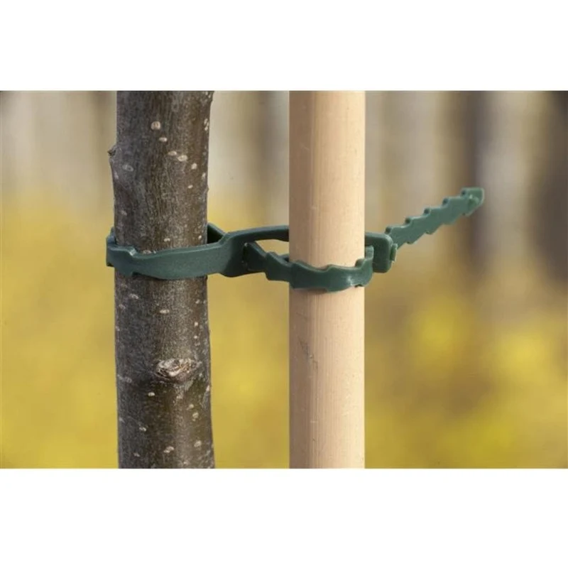 Lien universel de tuteurage en PE vert - 35 cm - 12 x