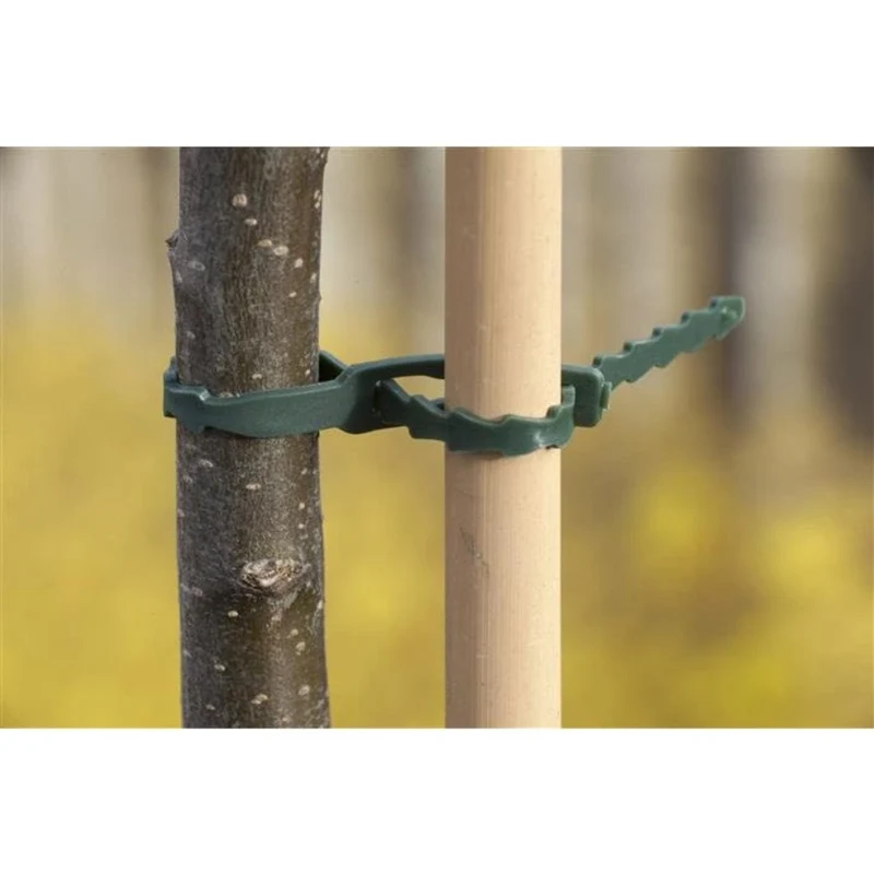 Lien universel de tuteurage en PE vert - 23 cm - 30 x