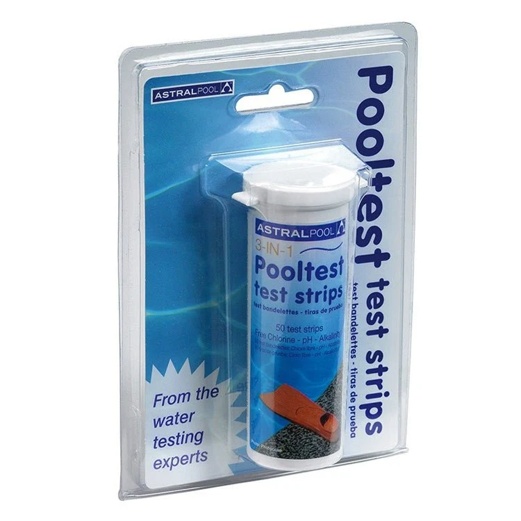 AstralPool Tiritas de prueba 3 en 1 para piscina