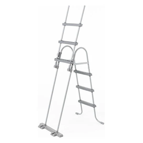 Zwembadtrap kunststof Grijs 107 cm