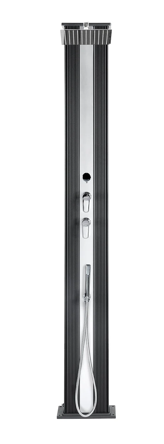Douche Hybride Dada Straight 40L Kleur Antraciet / Geborsteld aluminium