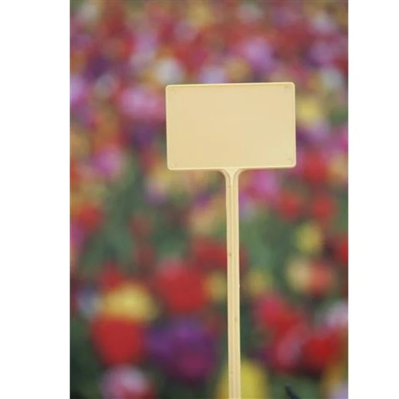 Etiquettes en T à planter en PVC - 34 cm - 5 x