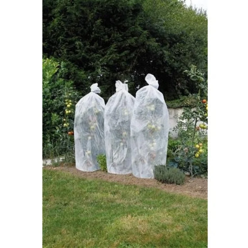 Gaine en voile de croissance pour tomates - PP 17 g/m² - 15 m x Ø50 cm