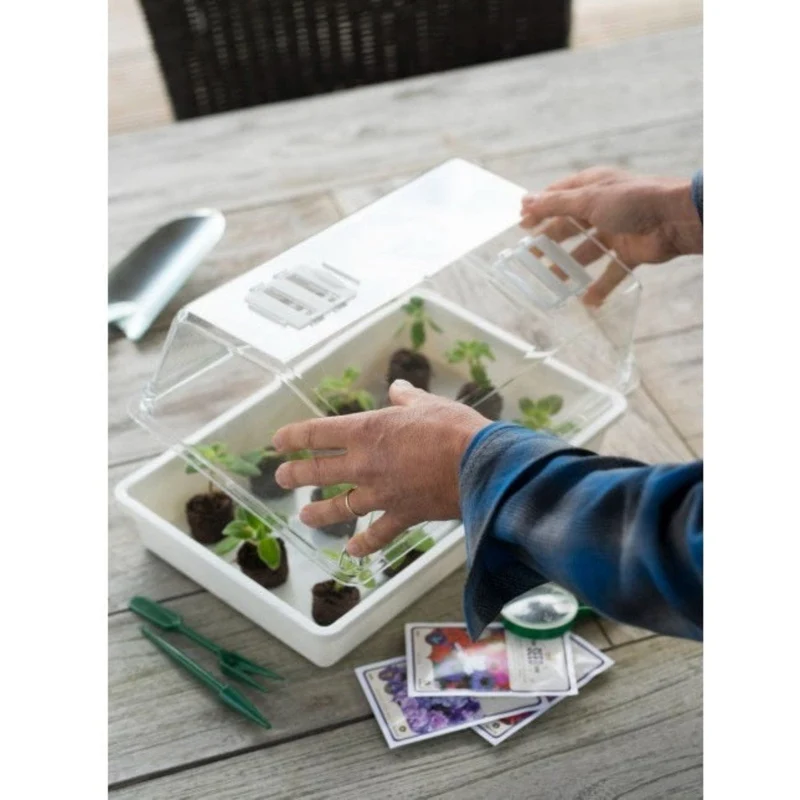 Couvercle transparant avec ventilation - H12 x 37,5 x 24 cm