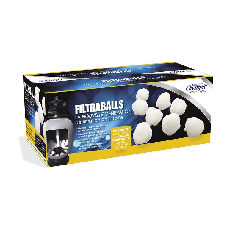 Balles de filtration réutilisables Filtraballs