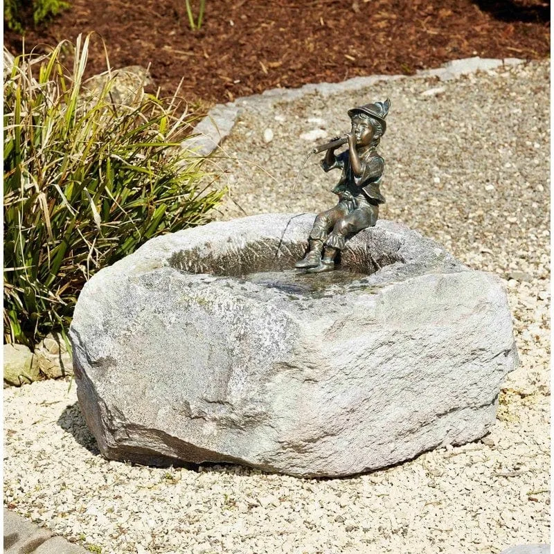 Granit Trog groß mit Antonio