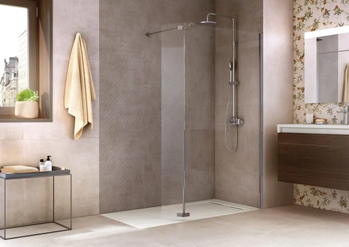 Roca - Plato de ducha Aquos extraplano de STONEX® Blanco