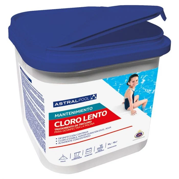 Astralpool – Cloro lento en polvo para piscina