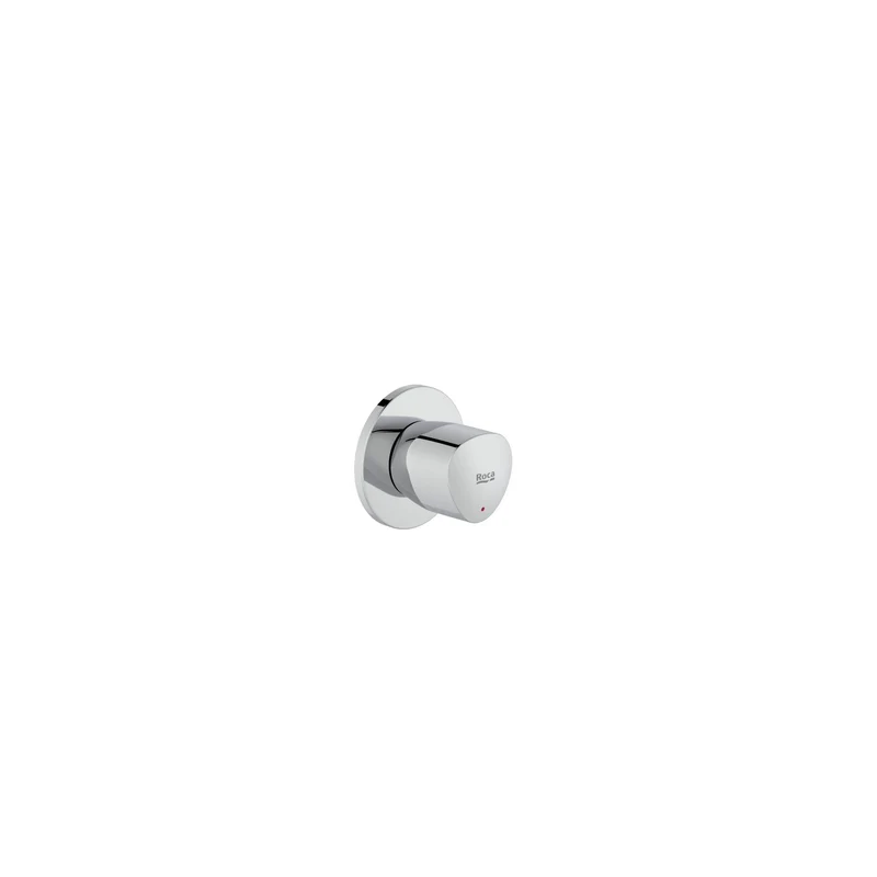 Roca - Llave de paso recto de 1/2” de agua caliente (índice rojo) A5A188EC00