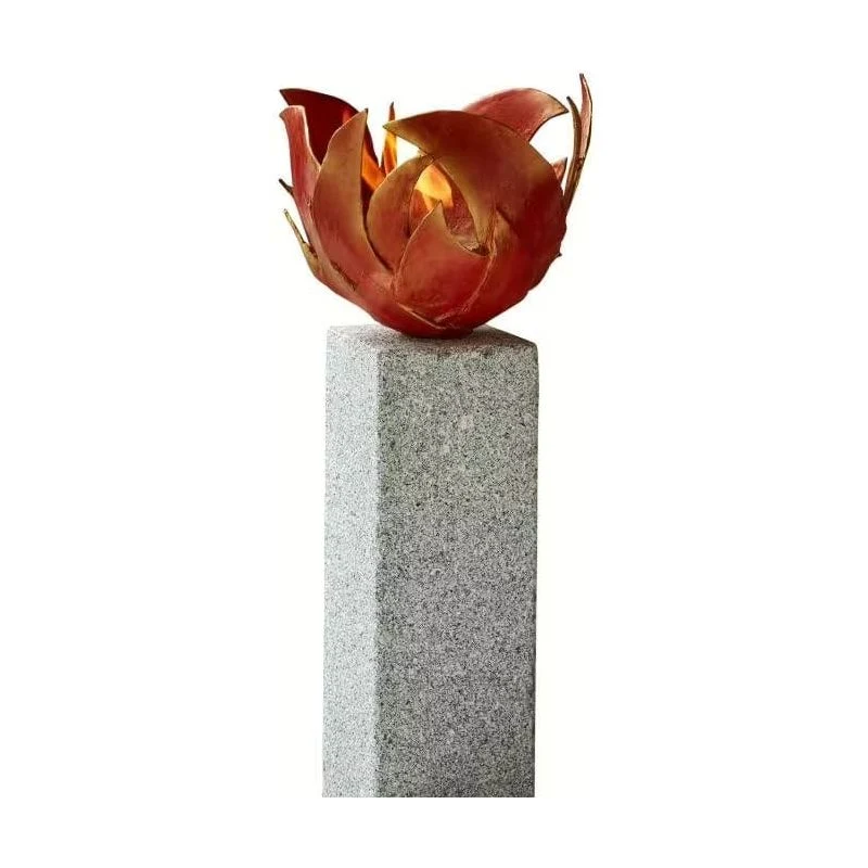 Granitstele groß, fein gestockt