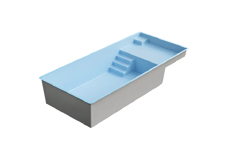 Prado Plage XL Zand Polyester zwembad - 1050 cm x 410 cm x 150 cm
