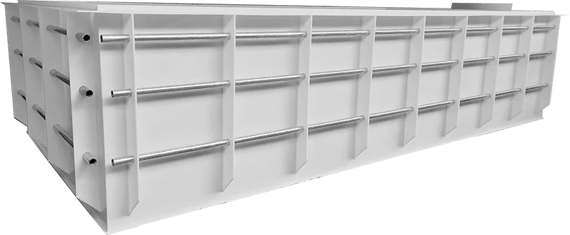 Polypropyleen zwembad wit met rechte trap - 1100 x 400 x 150 cm
