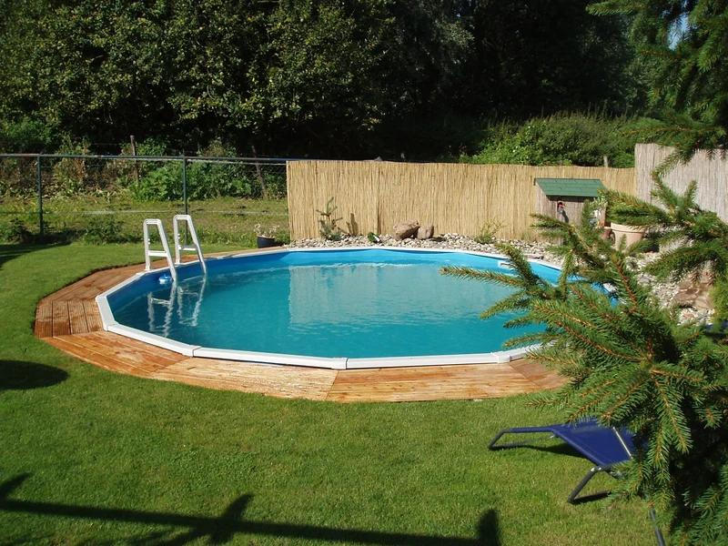 Interline Century metalen zwembad rond Ø 640 cm x 132 cm compleet pakket
