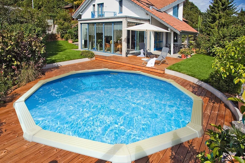Interline Century metalen zwembad rond Ø 460 cm x 132 cm compleet pakket