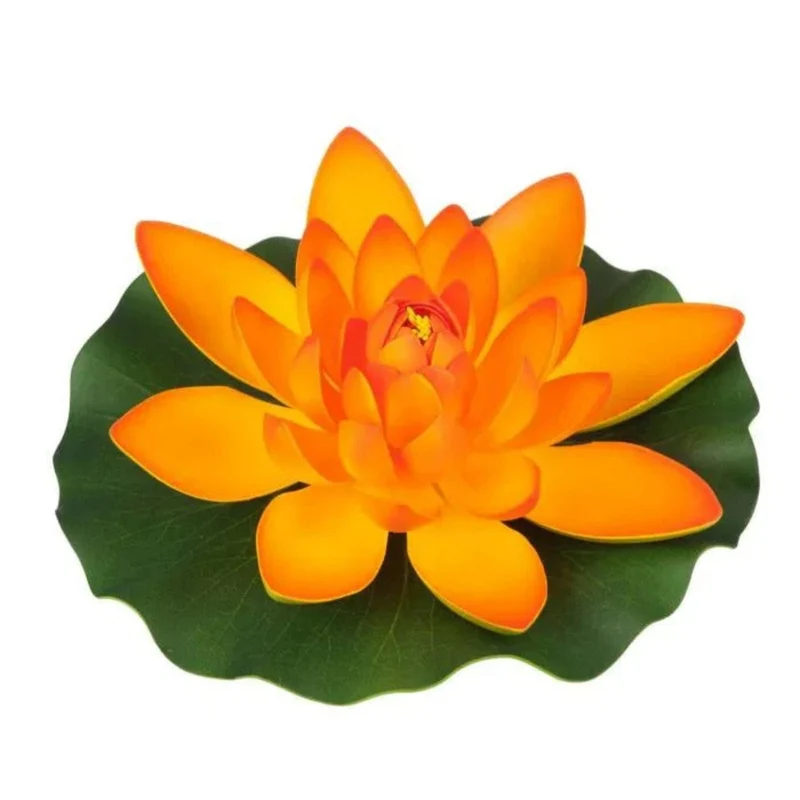 Nénuphar de décoration Maxi - coloris jaune - Ø28 cm
