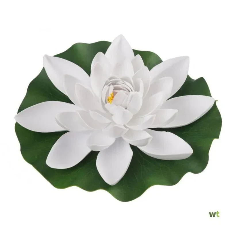Nénuphar de décoration Maxi - coloris blanc - Ø28 cm