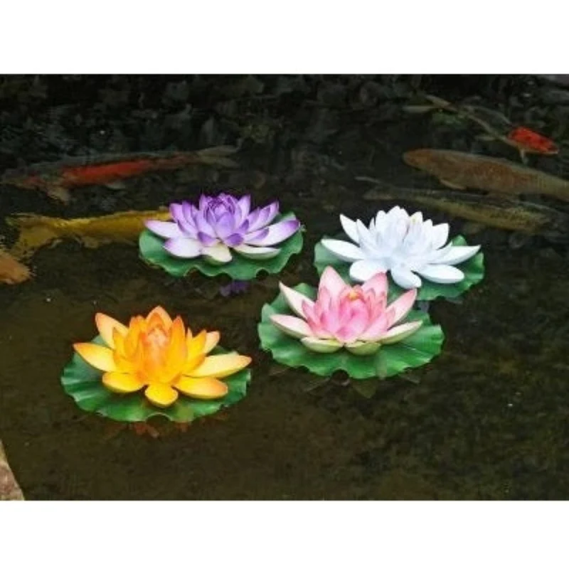 Nénuphar de décoration Maxi - coloris rose - Ø28 cm