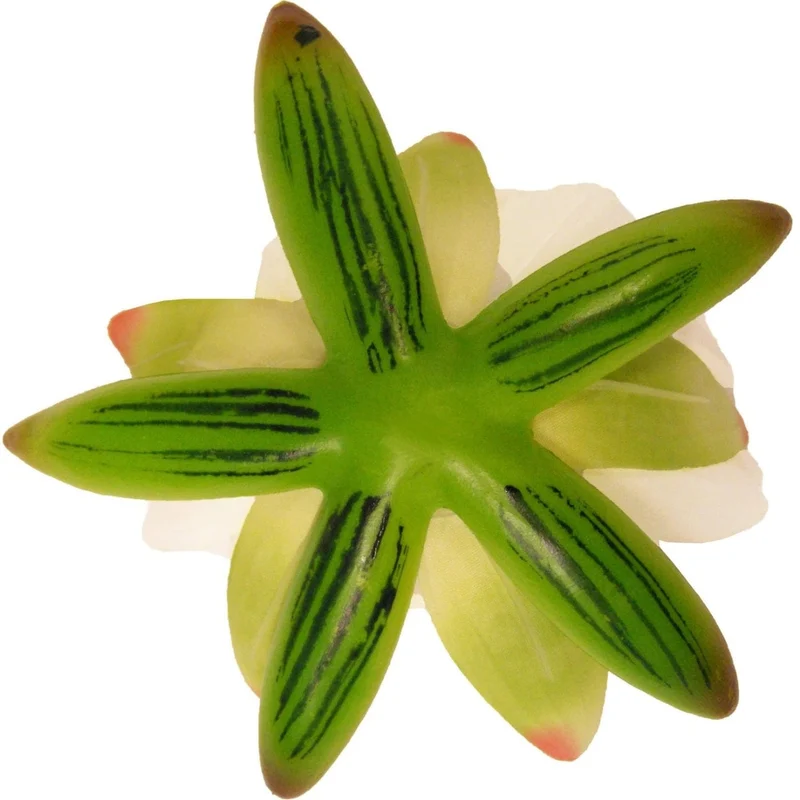 Nénuphar de décoration - coloris crème - Ø16 cm