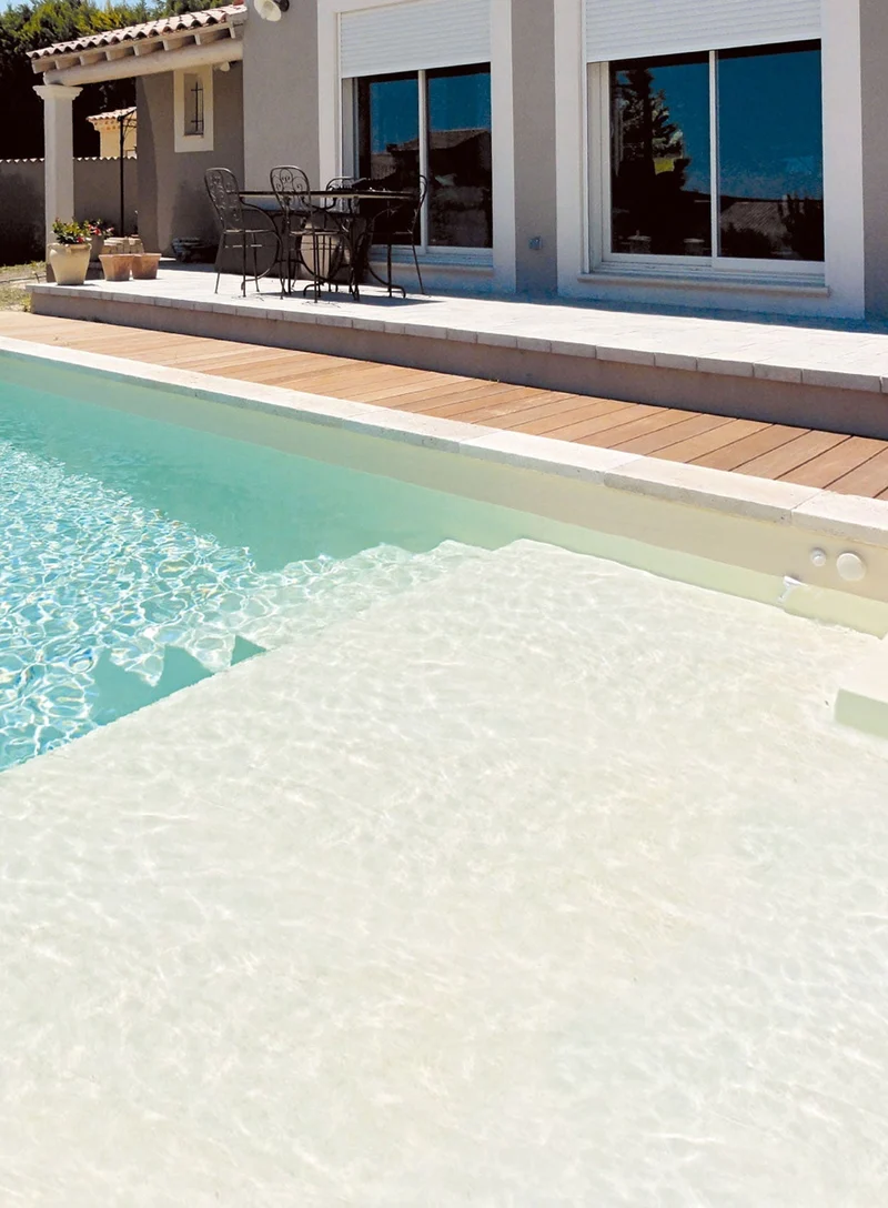 Prado Plage XL Wit Polyester zwembad - 1050 cm x 410 cm x 150 cm