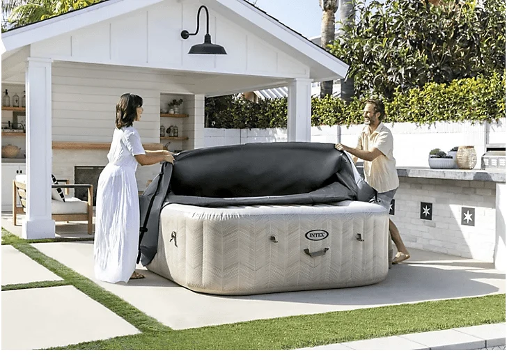 Intex Pure spa isolerende beschermhoes - 196 cm x 196 cm