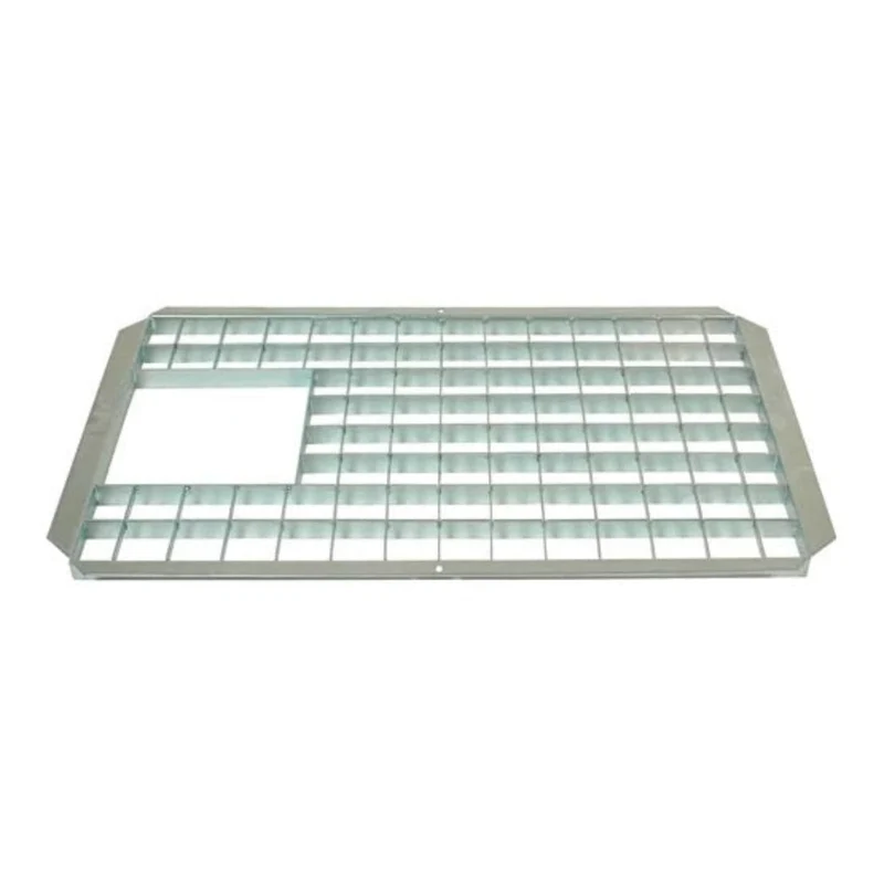 Grille métallique de recouvrement 71,5 x 41,5 - galvanisée, charge max. 150kg/m², pour Victoria Quadro 2 - 71,5 x 41,5 cm