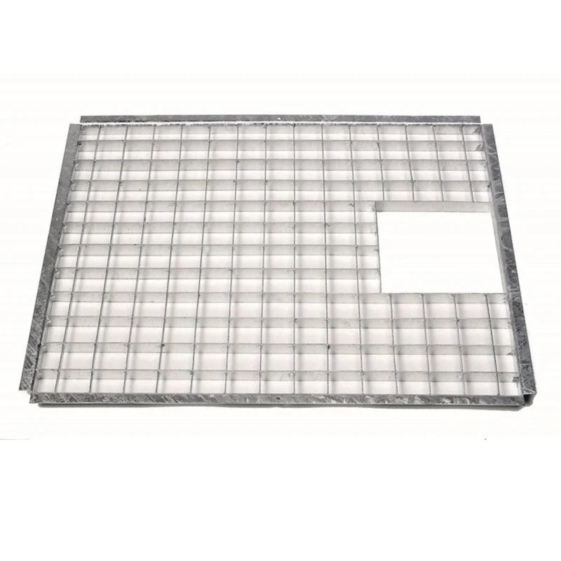 Grille métallique de recouvrement 71,5 x 41,5 - galvanisée, charge max. 150kg/m², pour Victoria Quadro 2 - 71,5 x 41,5 cm