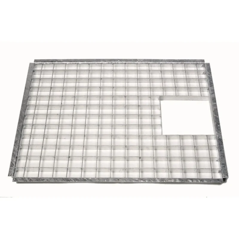 Grille métallique de recouvrement 69,5 x 34 - galvanisée, charge max. 150kg/m², pour Victoria Quadro 1 - 69,5 x 34 cm