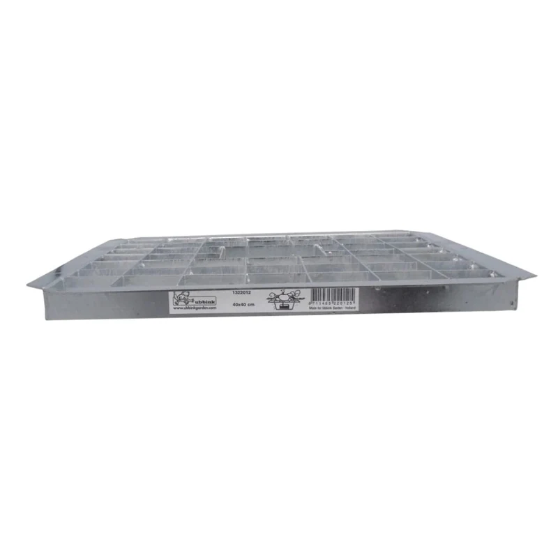 Grille métallique de recouvrement 80 x 80 - galvanisée, charge max. 150kg/m², pour Victoria 90 - 80 x 80 cm