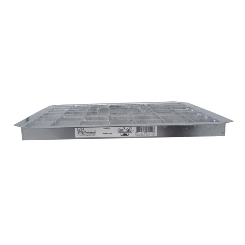 Grille métallique de recouvrement 40 x 40 - galvanisée, charge max. 150kg/m², pour Victoria Quadro 4 - 40 x 40 cm