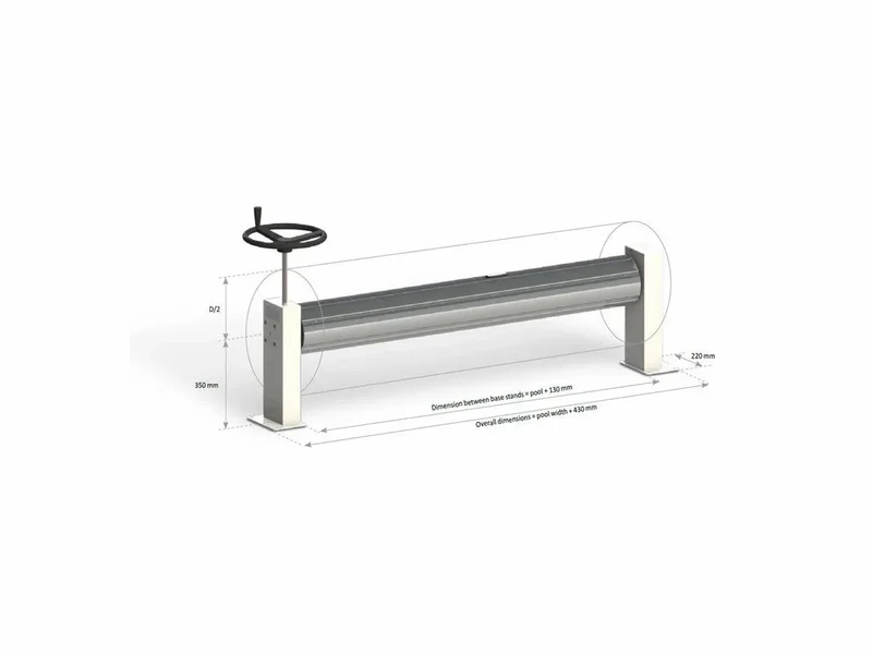 Manu handmatig oprolsysteem - tot 3 meter - Zand