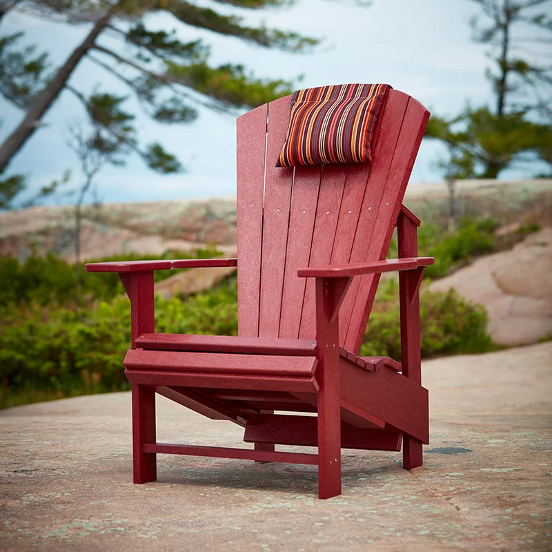 Chaise Adirondack à dossier droit