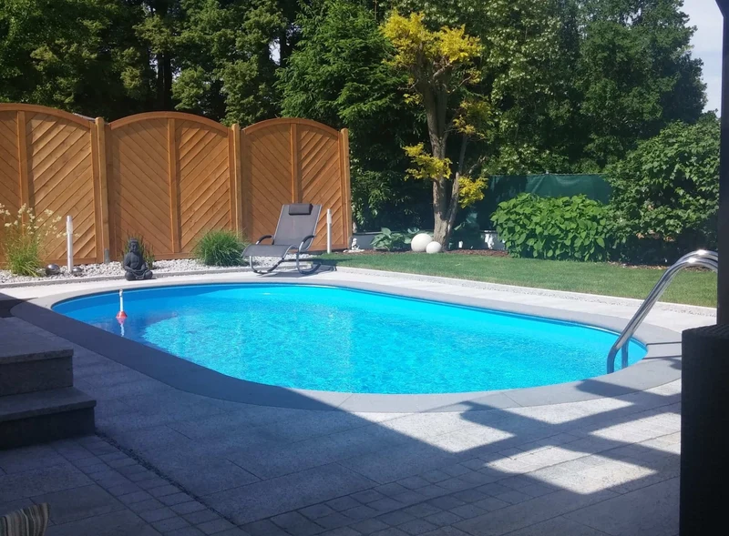 Happy Pool metalen zwembad Zand ovaal 714 cm x 400 cm x 120 cm