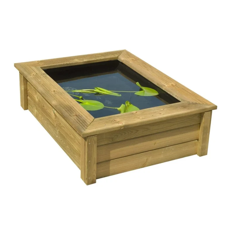 QUADRO WOOD I - structure (28mm) en bois sapin du nord FSC traité autoclave, class IV pour Victoria Quadro 5 - H33,8 x 119,4 x 90,5 cm