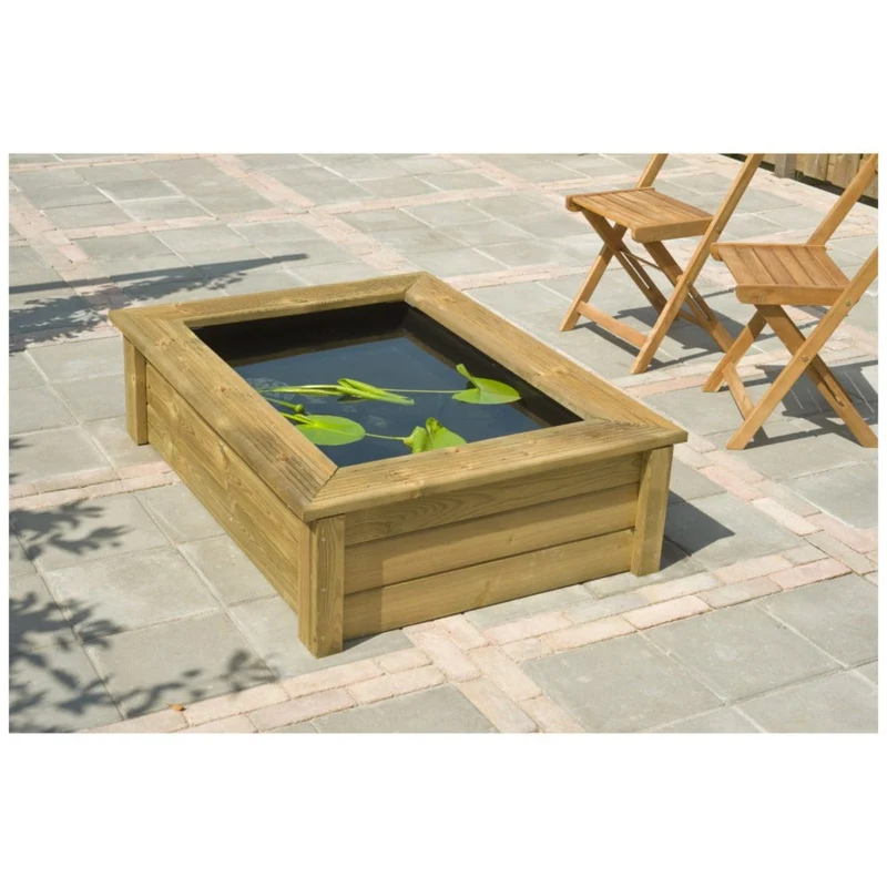 QUADRO WOOD I - structure (28mm) en bois sapin du nord FSC traité autoclave, class IV pour Victoria Quadro 5 - H33,8 x 119,4 x 90,5 cm
