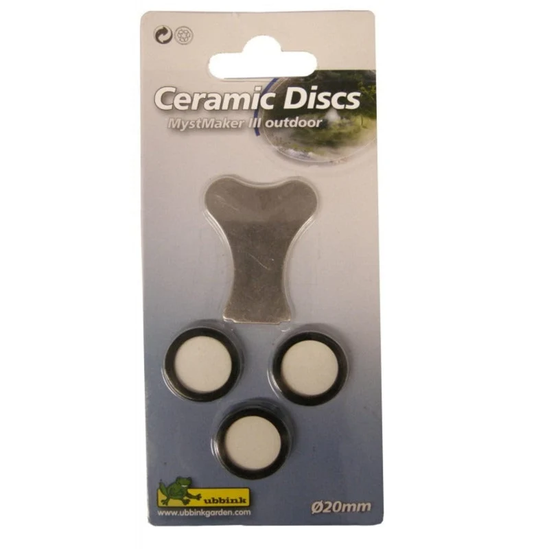 Ceramic Discs - membranes de rechange pour MystMaker Outdoor III & III-LED - Ø20 mm - 3 x