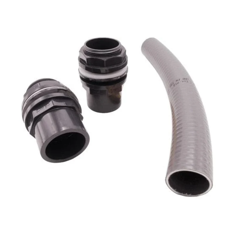 Quadra Connect Set - connection pour C1 & C2 - connecteurs 2 x Ø50 mm, flexible de raccordement L40 cm