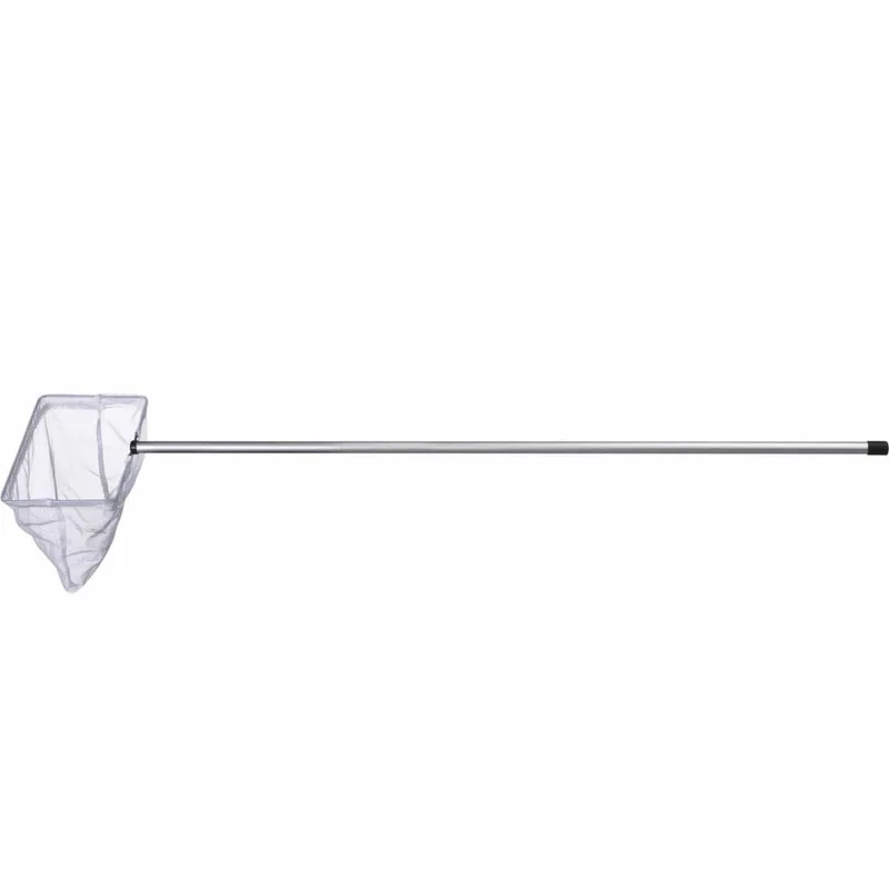PondNets - épuisette de bassin avec manche en aluminium, fines mailles blanches - L100 cm