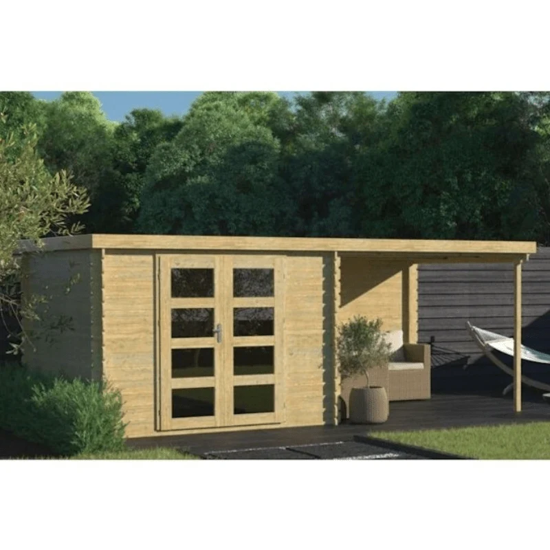 Casa de jardim 3x3+2,8 m