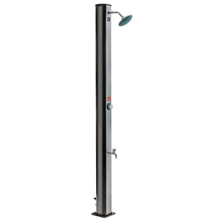 Gre - Ducha solar 35 litros PVC Frontal Silver