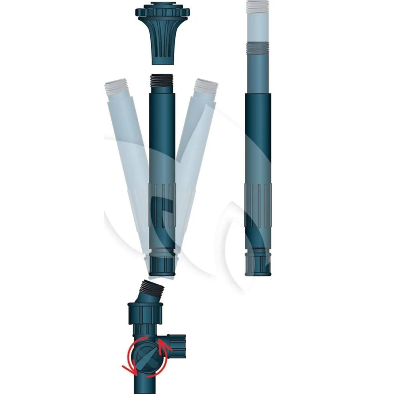 PowerClear® 9000 - "3 en 1" : filtration immergée biomécanique avec clarificateur UVC et pompe fontaine intégrées - Qmax(l/h) 1400, 45W, Hmax(m) 2,30, 1/2'', mousse filtrante 20 ppi, UVC PL-S 9W, classe de protection I, IP68, AC230V/50Hz, accessoires d'aj