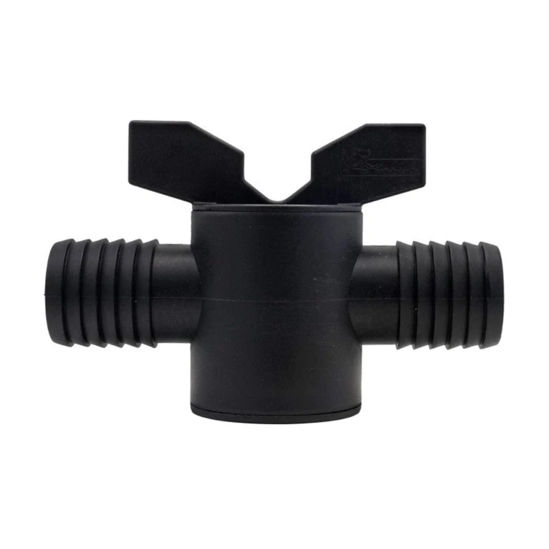 Robinet à à about porte-caoutchouc, 2 x Ø mm - Ø32 (1 ¼”) x Ø32 (1 ¼”) mm