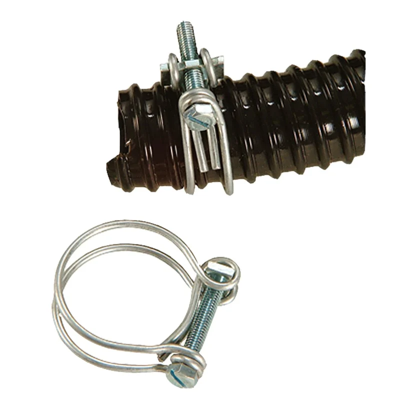 Lot de colliers de serrage double fil galva - Ø30 / Ø34 mm - 2 x