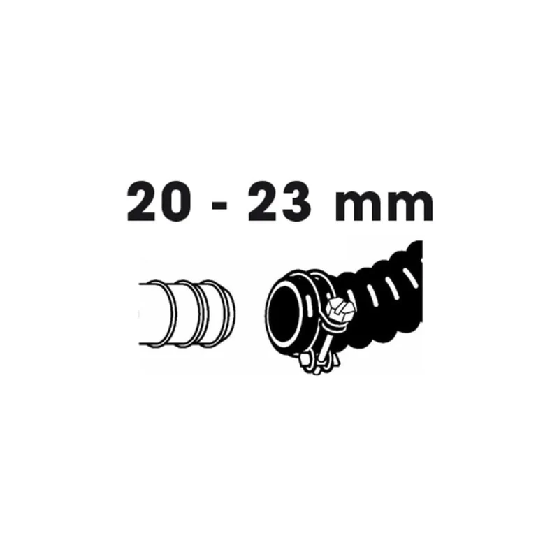 Lot de colliers de serrage double fil galva - Ø20 / Ø23 mm - 2 x