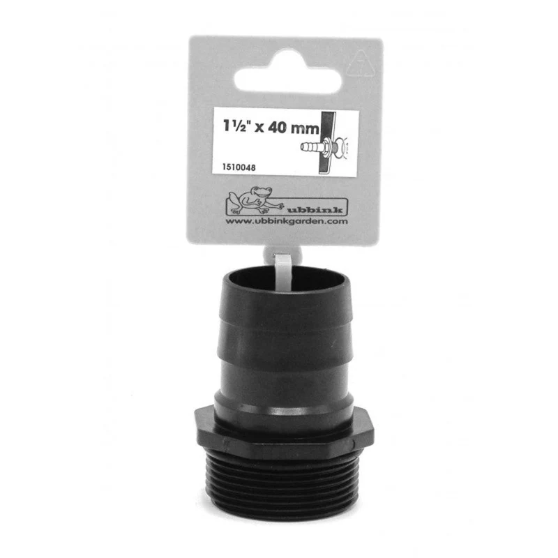 Embout à olive filetage mâle 1 x Ø mm tuyau - Ø40 (1½") x Ø40 (1½") mm