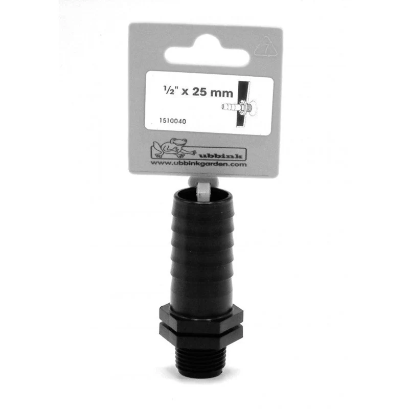 Embout à olive filetage mâle 1 x Ø mm tuyau - Ø13 (½") x Ø25 (1") mm